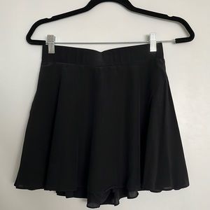 Jennifer Hope Black Silk Skort